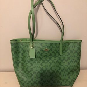 Large Coach tote bag